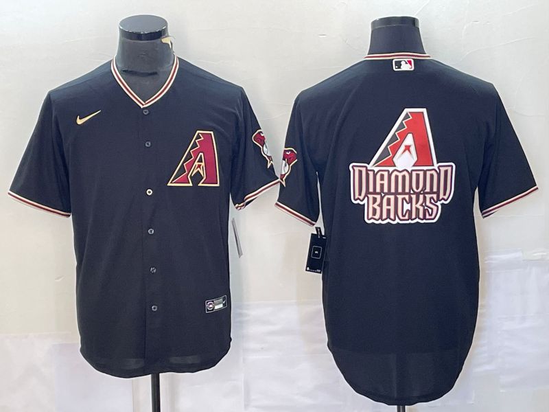 Men Arizona Diamondback Blank Black Game Nike 2023 MLB Jersey style 2->arizona diamondback->MLB Jersey